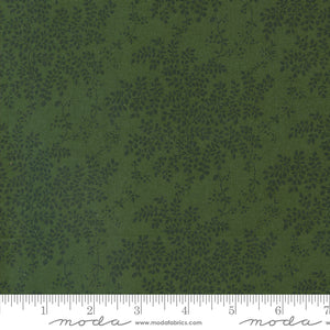 Pine Valley Mistletoe Leaves Pine Yardage for Moda - 30746 19  - PRICE PER 1/2 YARD