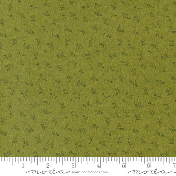 Pine Valley Holly Jolly Holly Berry Mistletoe Yardage for Moda - 30748 13  - PRICE PER 1/2 YARD