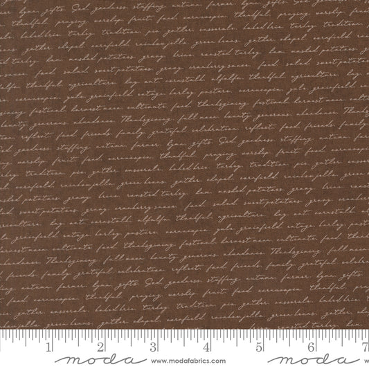 Acorn Hollow Nutmeg Yardage for Moda - 30767 15 - PRICE PER 1/2 YARD