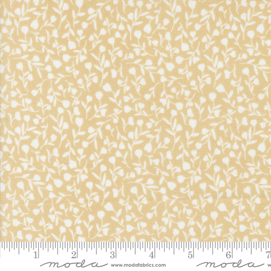 Flower Girl Meadow Small Floral Wheat Yardage for Moda - 31731 12 - PRICE PER 1/2 YARD