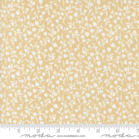 Flower Girl Meadow Small Floral Wheat Yardage for Moda - 31731 12 - PRICE PER 1/2 YARD