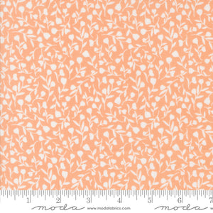 Flower Girl Meadow Small Floral Peachy Yardage for Moda - 31731 17 - PRICE PER 1/2 YARD