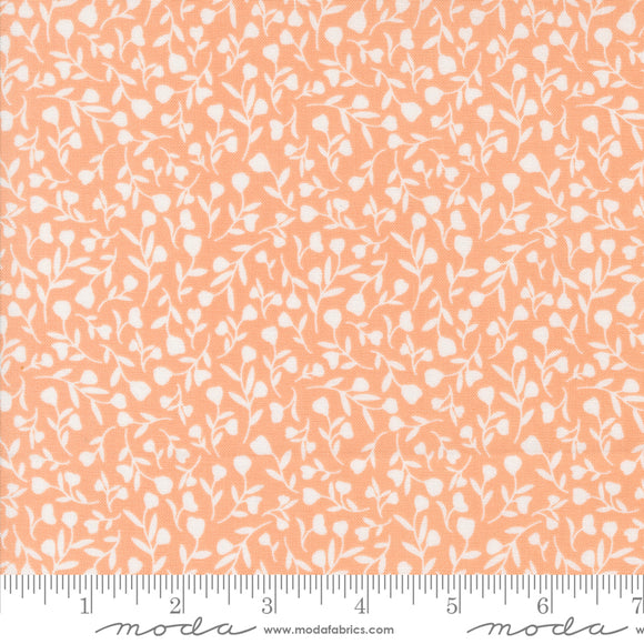 Flower Girl Meadow Small Floral Peachy Yardage for Moda - 31731 17 - PRICE PER 1/2 YARD