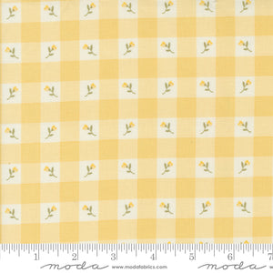 Flower Girl Picnic Plaid Flower Afternoon Yardage for Moda - 31733 15 - PRICE PER 1/2 YARD