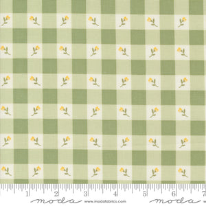 Flower Girl Picnic Plaid Flower Prairie Yardage for Moda - 31733 19 - PRICE PER 1/2 YARD