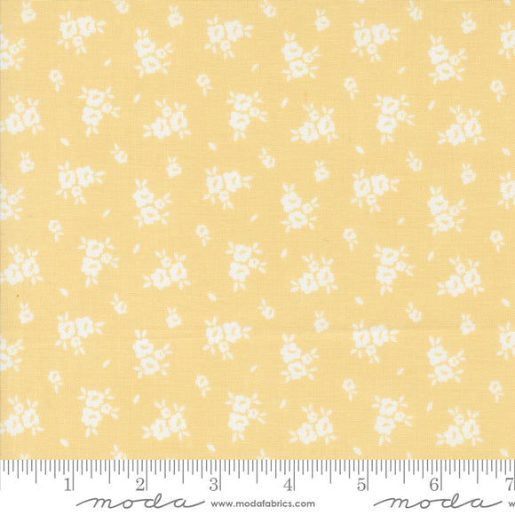 Flower Girl Blooms Small Floral Buttermilk Yardage for Moda - 31734 14 - PRICE PER 1/2 YARD
