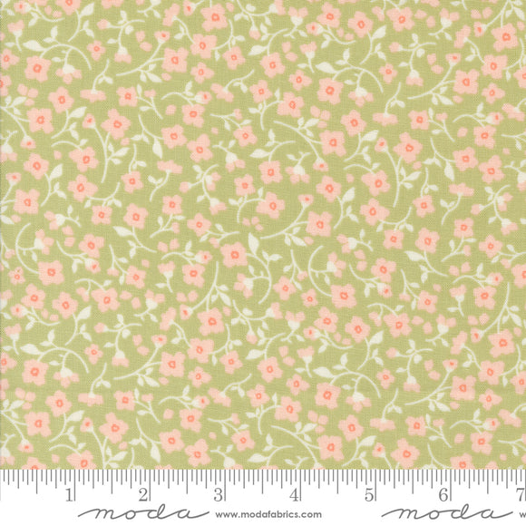 Dainty Meadow Small Floral Pear Yardage for Moda - 31744 20 - PRICE PER 1/2 YARD