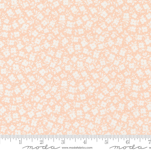 Dainty Meadow Tossed Petals Peachy Yardage for Moda - 31745 17 - PRICE PER 1/2 YARD