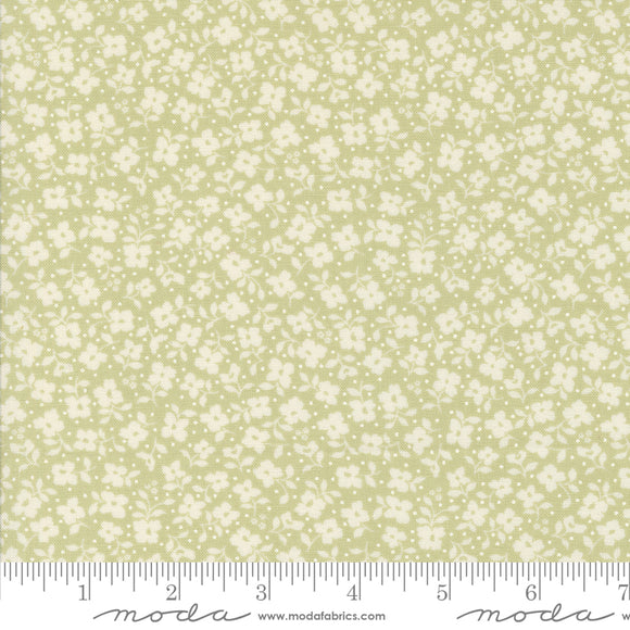 Dainty Meadow Tossed Petals Pear Yardage for Moda - 31745 20 - PRICE PER 1/2 YARD