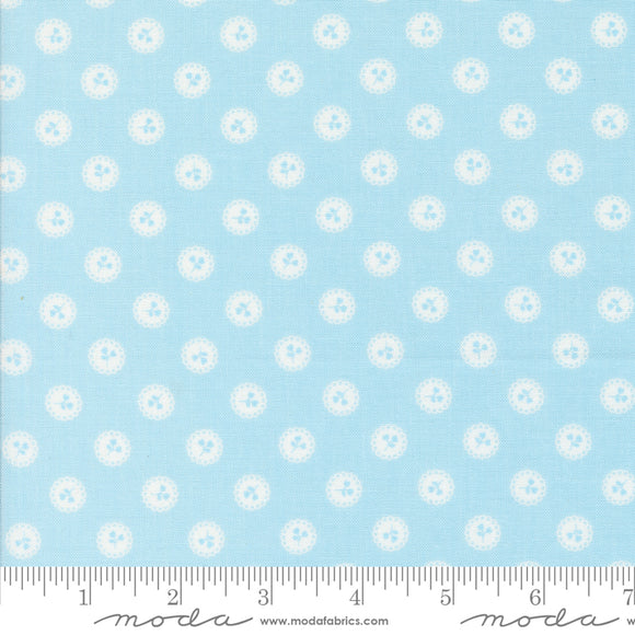 Dainty Meadow Dainty Dots Sky Yardage for Moda - 31746 22 - PRICE PER 1/2 YARD