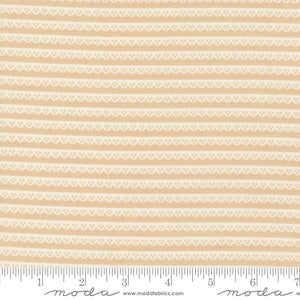 Dainty Meadow Dainty Lace Stripes Wheat Yardage for Moda - 31748 12 - PRICE PER 1/2 YARD