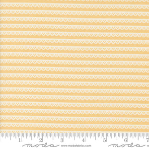 Dainty Meadow Dainty Lace Stripes Buttercup Yardage for Moda - 31748 14 - PRICE PER 1/2 YARD