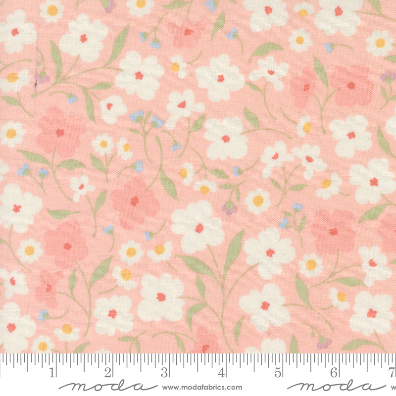 Cottage Charm Koral Kicks Yardage for Moda - 31750 14 - PRICE PER 1/2 YARD