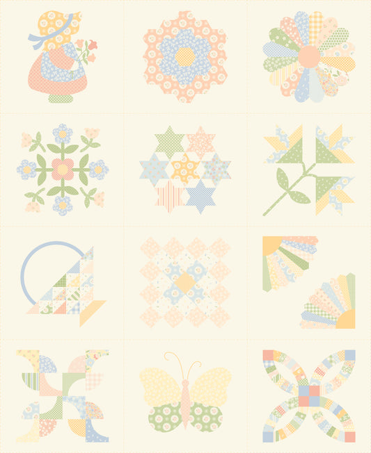 Handmade Sweetness Porcelain Yardage for Moda - 31772 11 - PRICE PER 1/2 YARD