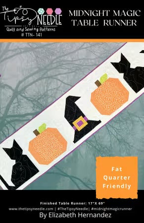 Midnight Magic Table Runner Pattern by The Tipsy Needle