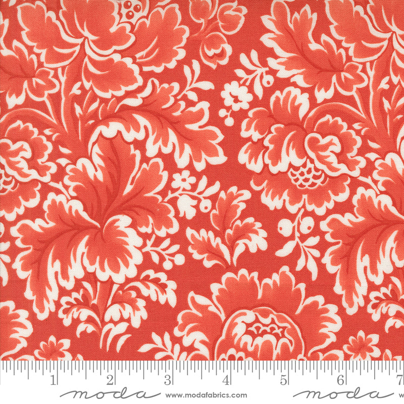 Buon Natale Poinsettia Yardage for Moda - 35400 13 - PRICE PER 1/2 YARD
