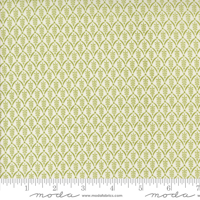 Buon Natale Snowflake Pine Yardage for Moda - 35406 26 - PRICE PER 1/2 YARD