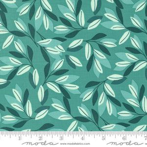 Willow Leaves Pond Yardage by Moda -36061 19 - PRICE PER 1/2 YARD