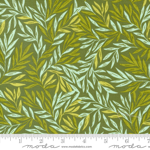 Willow Willow Leaf Yardage by Moda -36063 21 - PRICE PER 1/2 YARD