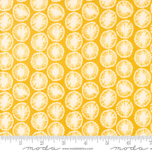 Willow Dandelions Golden Yardage by Moda -36064 17 - PRICE PER 1/2 YARD