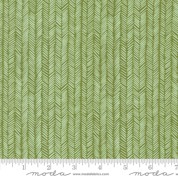 Willow Herringbone Leaf Yardage by Moda -36068 21 - PRICE PER 1/2 YARD
