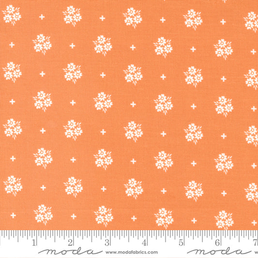 Bountiful Blooms Posies Small Floral Ochre Yardage for Moda - 37663 14- PRICE PER 1/2 YARD