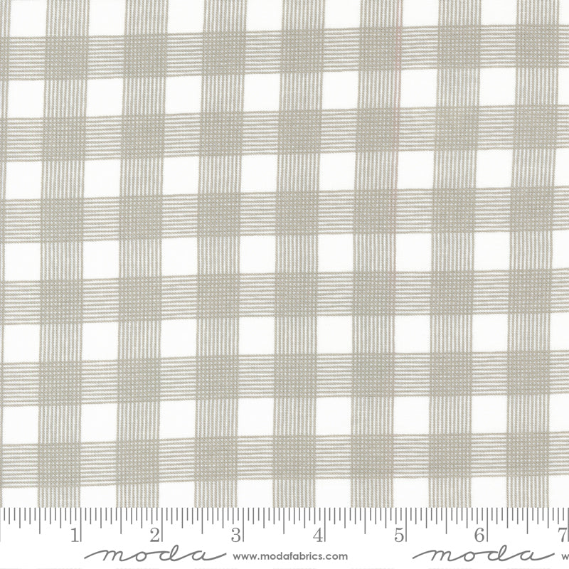 Bountiful Blooms Plaid Stone Yardage for Moda - 37665 11- PRICE PER 1/2 YARD