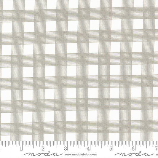 Bountiful Blooms Plaid Stone Yardage for Moda - 37665 11- PRICE PER 1/2 YARD