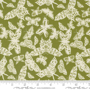 Enchantment Paper Butterflies Garden Yardage for Moda - 43172 31 - PRICE PER 1/2 YARD