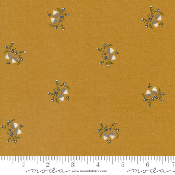 Enchantment Little Acorns Caramel Yardage for Moda - 43175 14 - PRICE PER 1/2 YARD