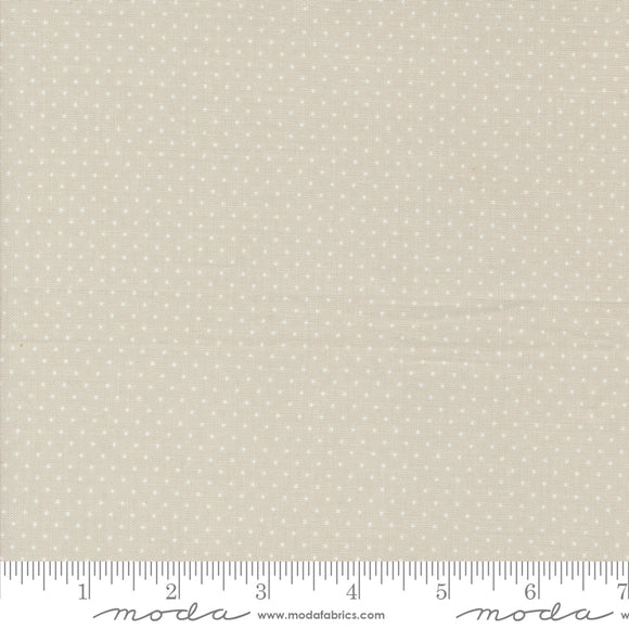 Enchantment Swiss Dots Stone Yardage for Moda - 43176 12 - PRICE PER 1/2 YARD