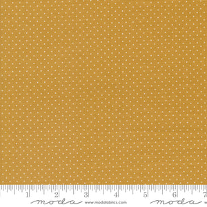 Enchantment Swiss Dots Caramel Yardage for Moda - 43176 15 - PRICE PER 1/2 YARD