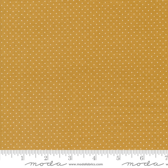 Enchantment Swiss Dots Caramel Yardage for Moda - 43176 15 - PRICE PER 1/2 YARD