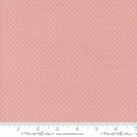 Enchantment Swiss Dots Blush Yardage for Moda - 43176 16 - PRICE PER 1/2 YARD