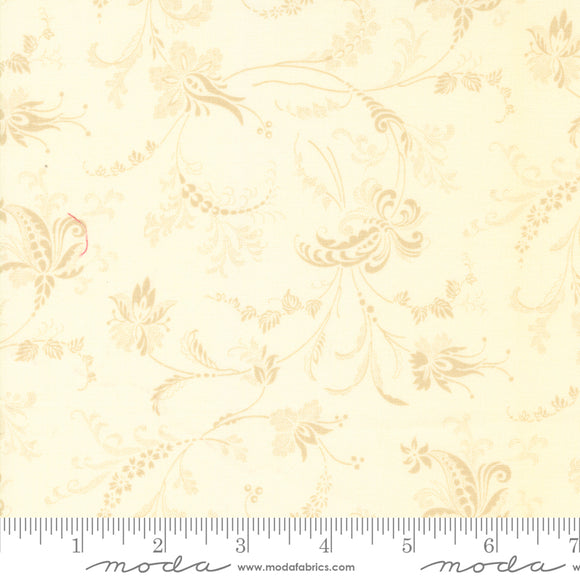 Collections Etchings Serene Scroll Parchment Yardage for Moda - 44333 11 - PRICE PER 1/2 YARD