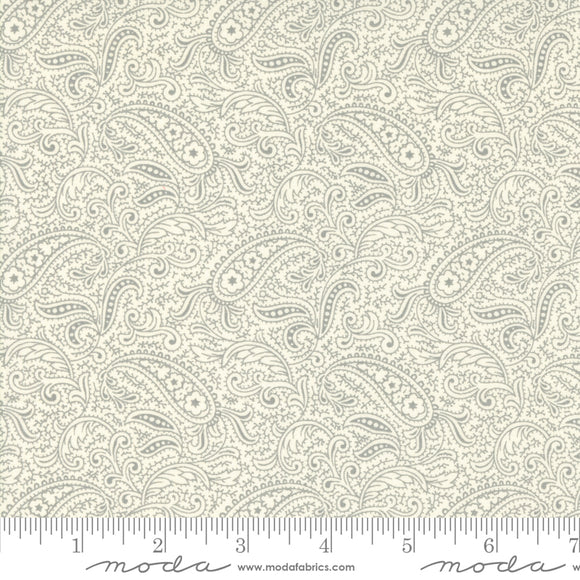 Collections Etchings Patient Paisley Slate Yardage for Moda - 44334 14 - PRICE PER 1/2 YARD