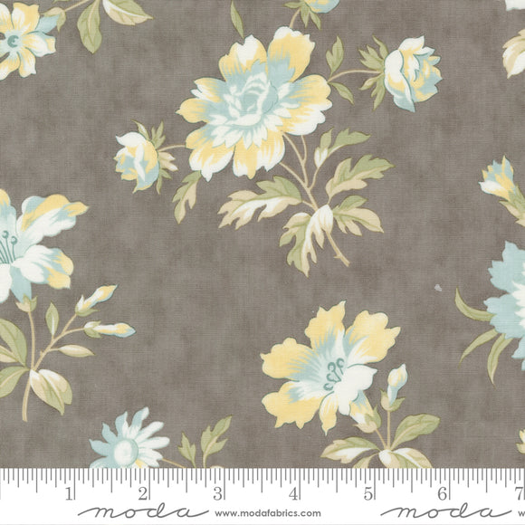 Honeybloom Blooming Florals Charcoal Yardage for Moda - 44340 15 - PRICE PER 1/2 YARD