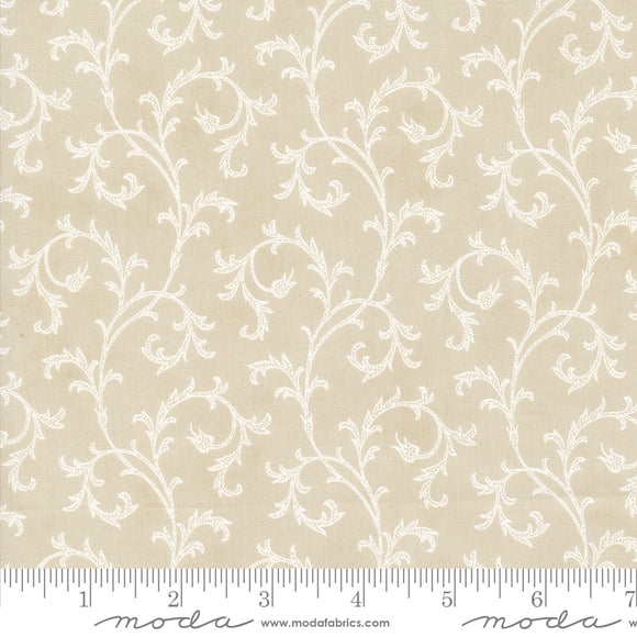 A Christmas Carol Swirl Soiree Blenders Parchment Ydg for Moda - 44357 12 - PRICE PER 1/2 YARD