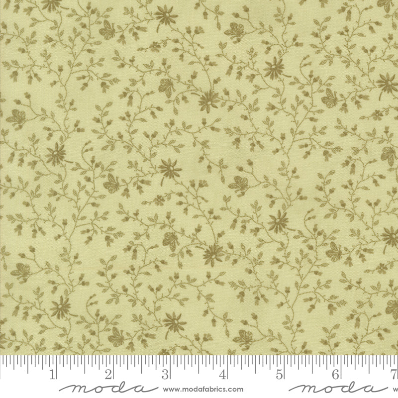 3 Sisters Meadow Greens Celery Yardage for Moda - 44361 33 - PRICE PER 1/2 YARD