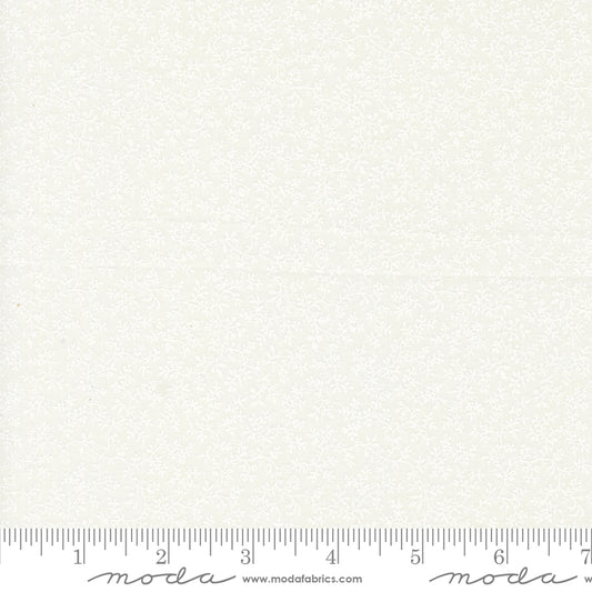 3 Sisters Favorite Vintage Linens Poetic Vines Cream Ydg for Moda - 44363 11 - PRICE PER 1/2 YARD