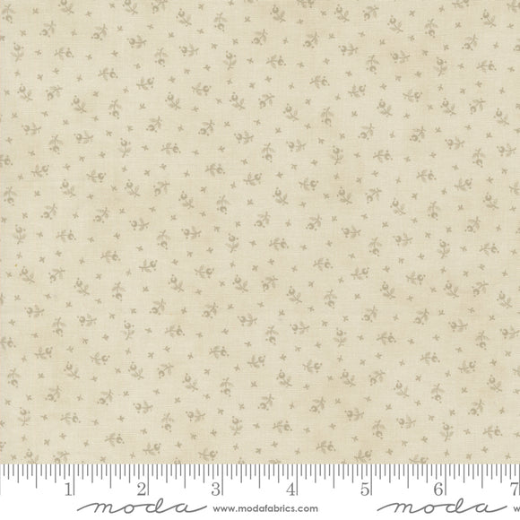 3 Sisters Favorite Vintage Linens Berry Toss Taupe Ydg for Moda - 44364 15 - PRICE PER 1/2 YARD
