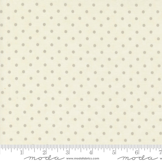 3 Sisters Favorite Vintage Linens Perfect Dots Porcelain Ydg for Moda - 44365 12 - PRICE PER 1/2 YARD