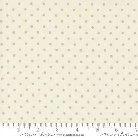 3 Sisters Favorite Vintage Linens Perfect Dots Porcelain Ydg for Moda - 44365 12 - PRICE PER 1/2 YARD