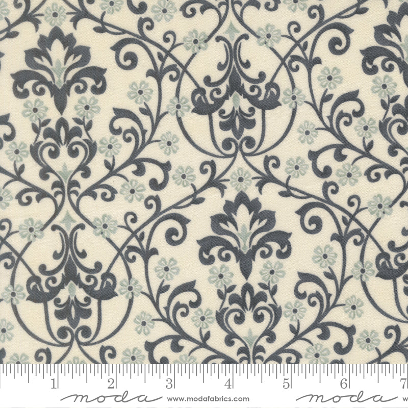 Breathtaking Blues Porcelain Yardage for Moda -44403 11- PRICE PER 1/2 Yard