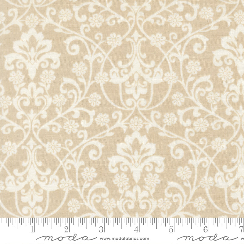 Breathtaking Blues Ecru Yardage for Moda -44403 12- PRICE PER 1/2 Yard