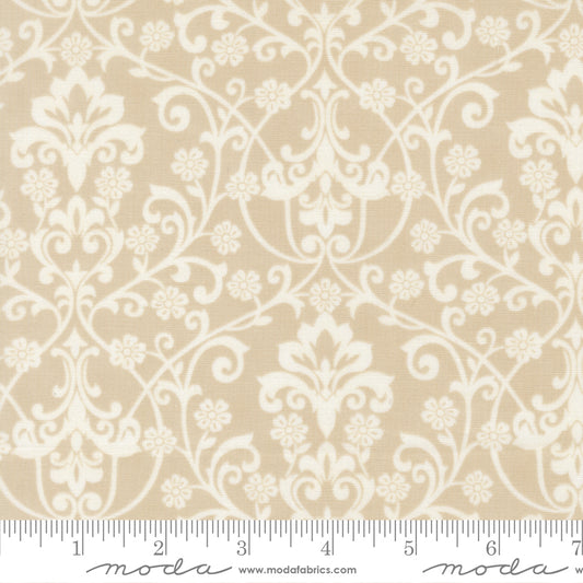 Breathtaking Blues Ecru Yardage for Moda -44403 12- PRICE PER 1/2 Yard