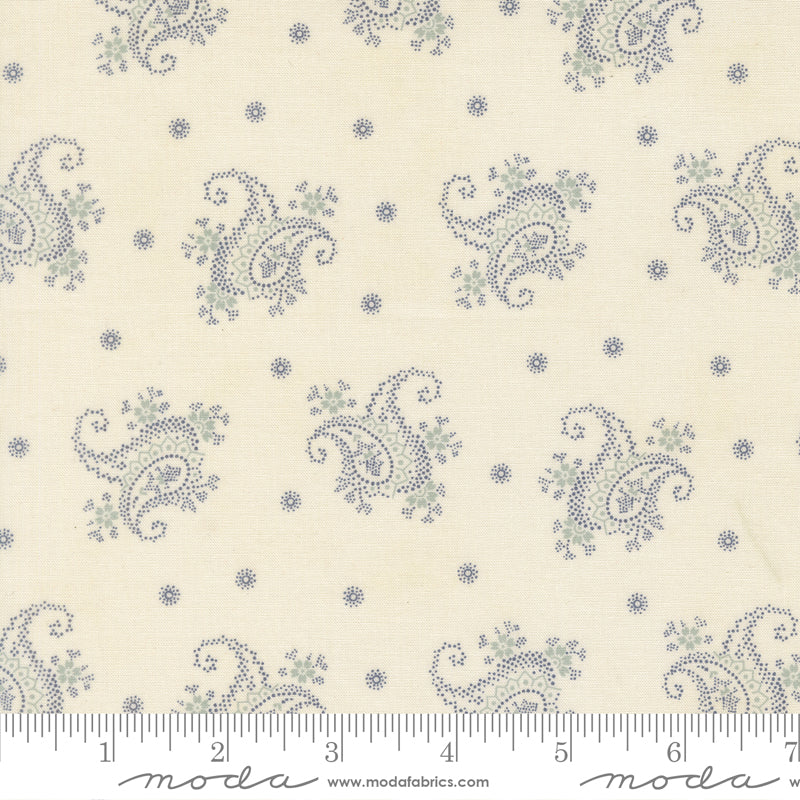 Breathtaking Blues Porcelain Yardage for Moda -44405 11- PRICE PER 1/2 Yard