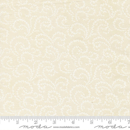 Breathtaking Blues Porcelain Wh Yardage for Moda -44407 21- PRICE PER 1/2 Yard