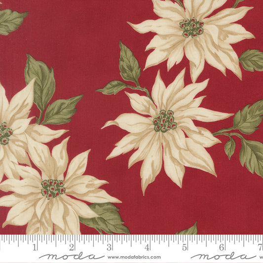 Candlelight Christmas Crimson Yardage for Moda - 44420 13 - PRICE PER 1/2 YARD