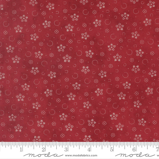 Candlelight Christmas Crimson Yardage for Moda - 44426 13 - PRICE PER 1/2 Yard